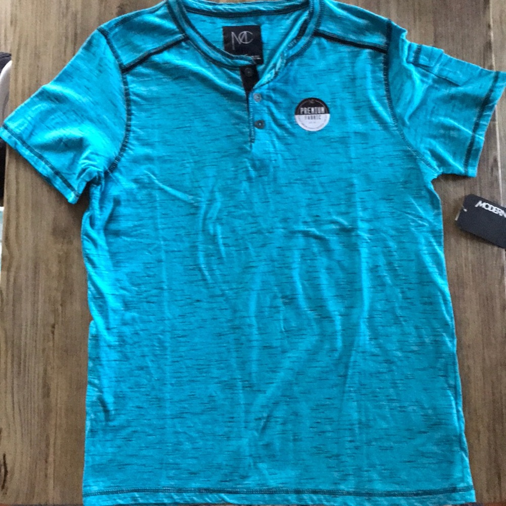 NWT- Blue and Black Modern Culture T shirt